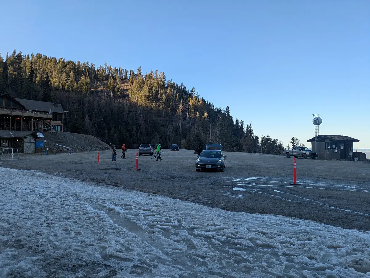 Mission Ridge Ski Area in April – Aufnahme in der Umgebung von Mission Ridge