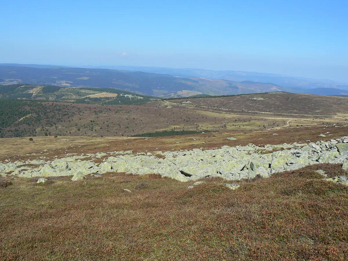 France Lozère Mont Lozère 11 – Aufnahme in der Umgebung von Station de ski Bleymard Mont Lozère