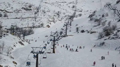Skigebiet אתר סקי הר החרמון in Israel