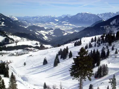 Skigebiet Sudelfeld - Bayrischzell in Bayerische Alpen
