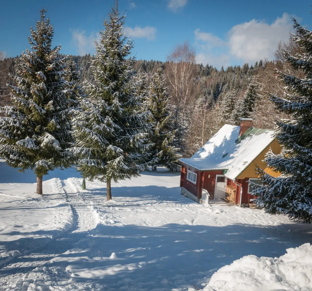 Fairytale In Winter – Aufnahme in der Umgebung von Skigebiet bei Látky