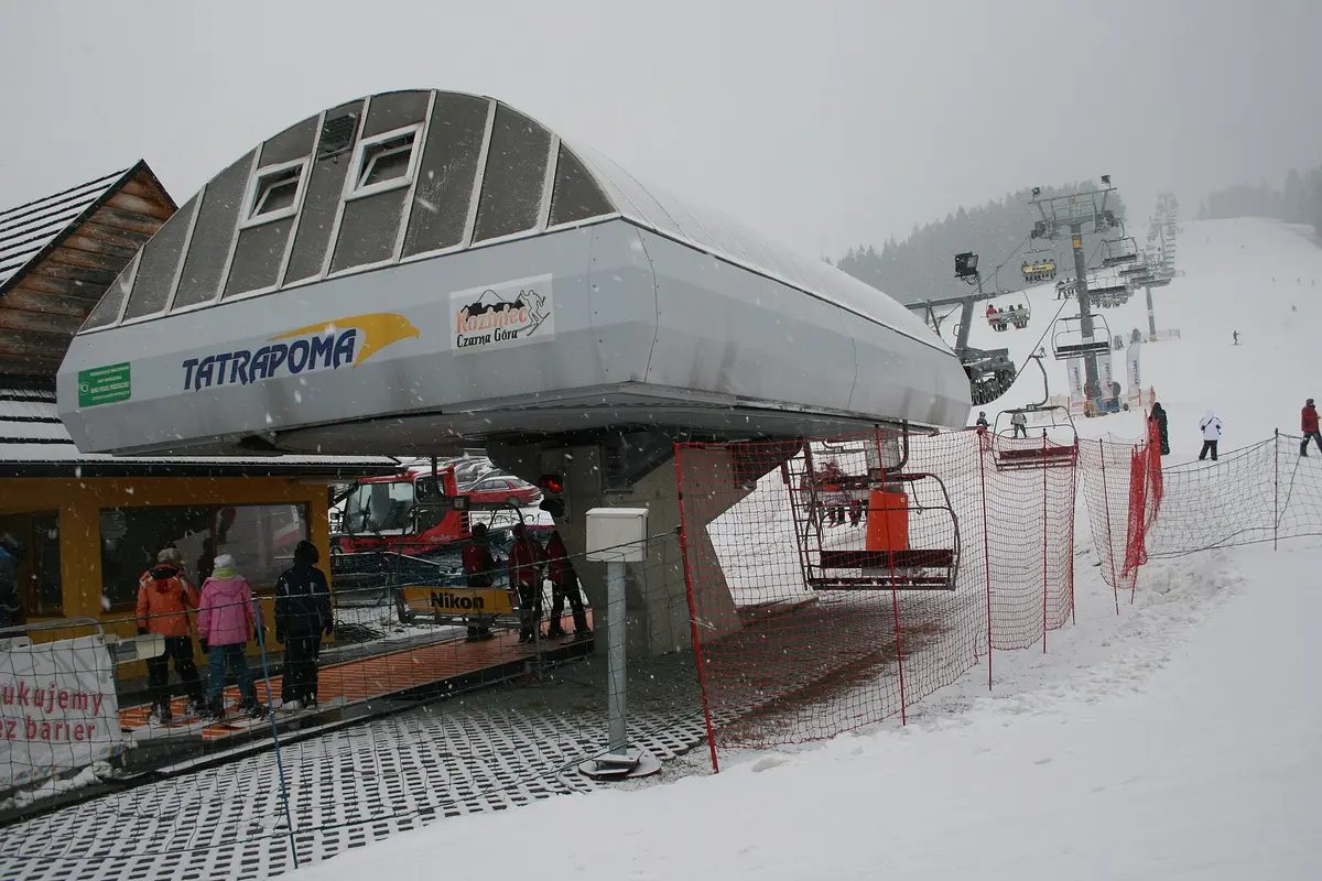 Koziniec lower terminal – Aufnahme in der Umgebung von Koziniec SKI