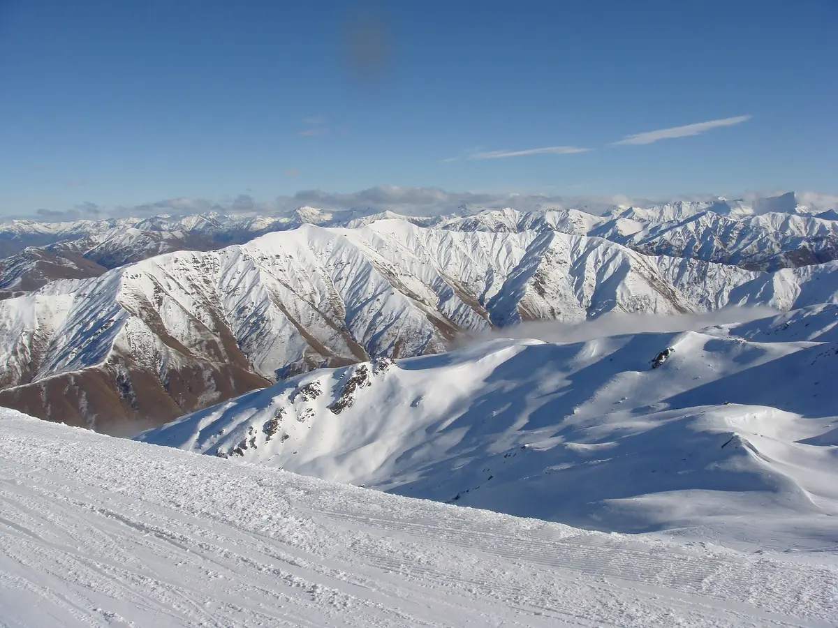 New zealand remarkables – Aufnahme in der Umgebung von The Remarkables Ski Area