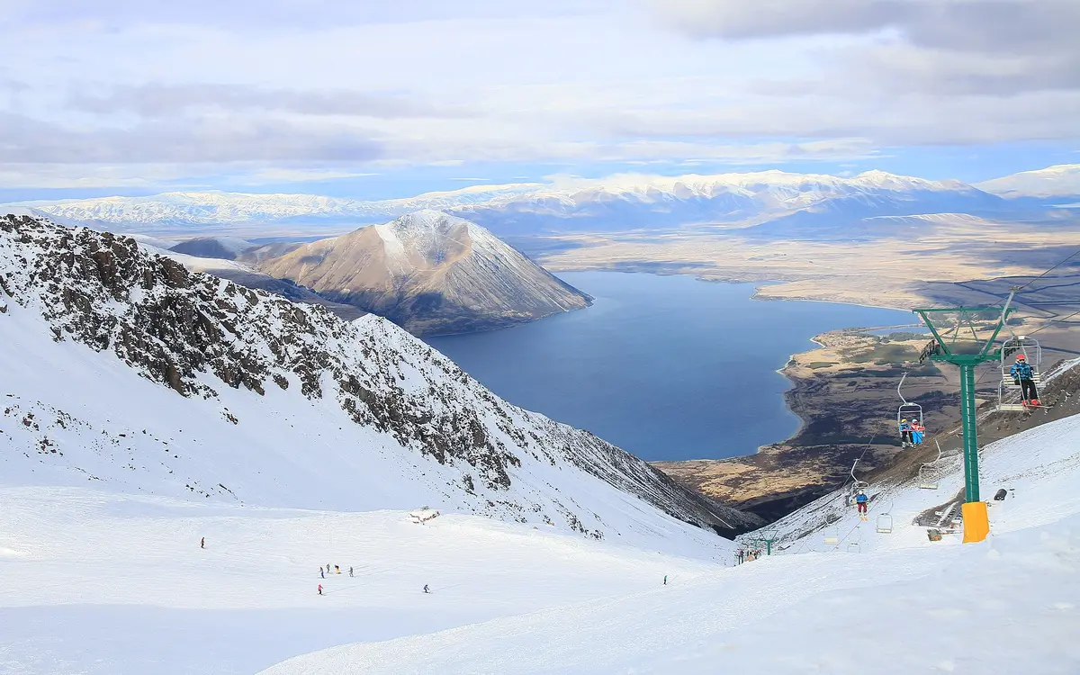 Ohau Snow Fields above Lake Ohau – Aufnahme in der Umgebung von Ōhau Snow Fields