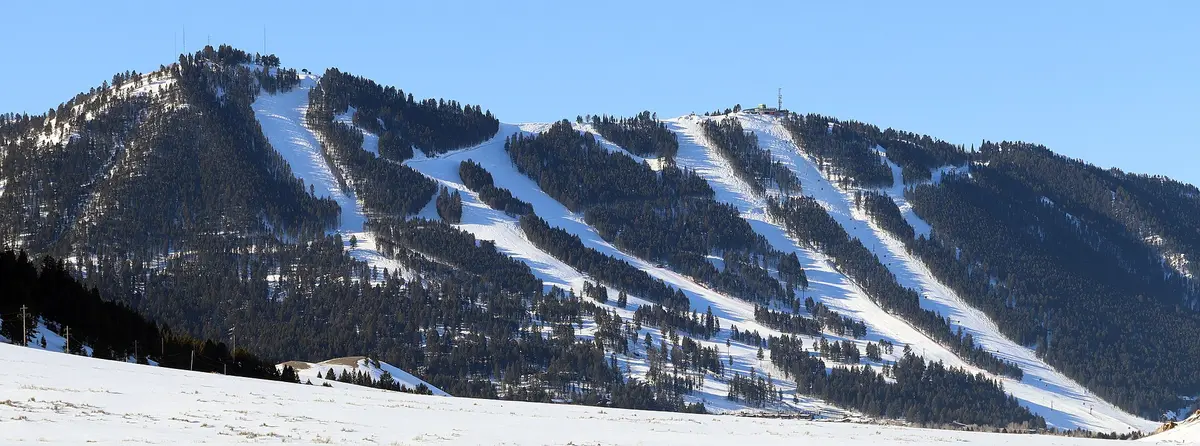 Snow-king-from-elk-refuge-march-2024 – Aufnahme in der Umgebung von Snow King Mountain