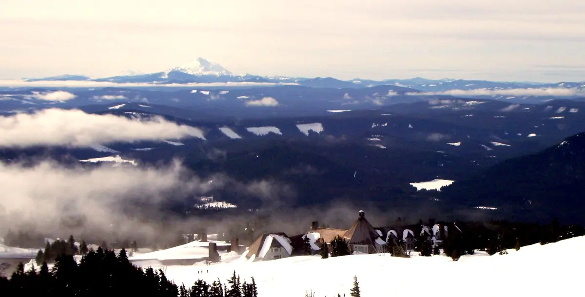 Timberline and mount jefferson P1873 – Aufnahme in der Umgebung von Mount Jefferson Ski Area
