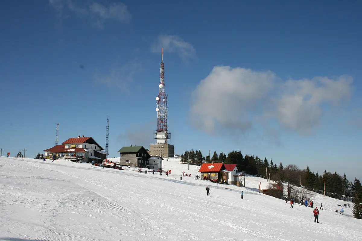 Semenic Ski Resort in Romania - February 2011 – Aufnahme in der Umgebung von Semenic