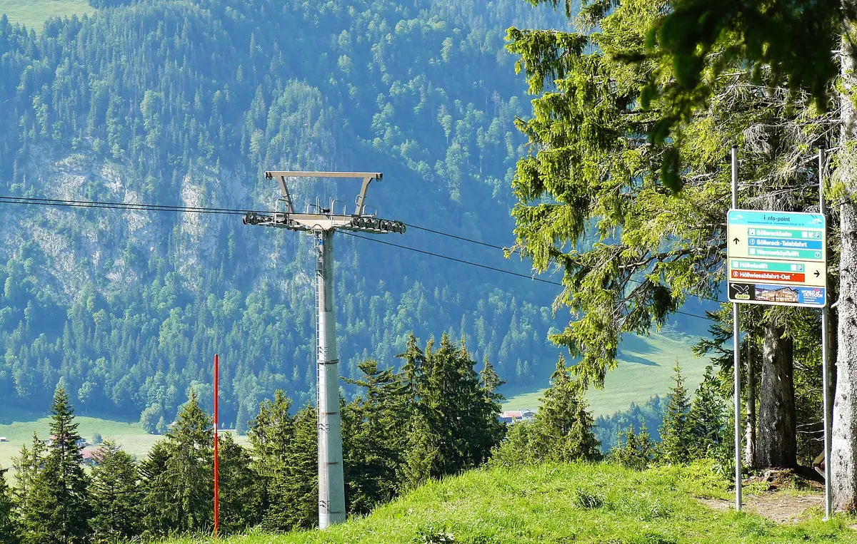 Blaue Piste Söllerecktalabfahrt - panoramio – Aufnahme in der Umgebung von Söllereck