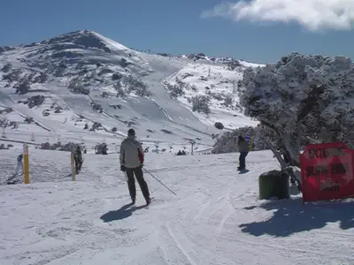 Skigebiet Perisher in Australien