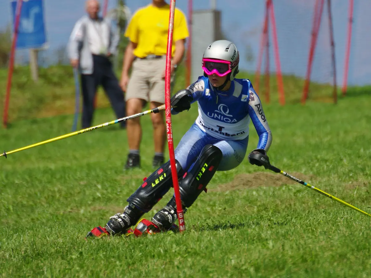 Bianca Lenz Grass Skiing World Championships 2009 Slalom – Aufnahme in der Umgebung von Lenz