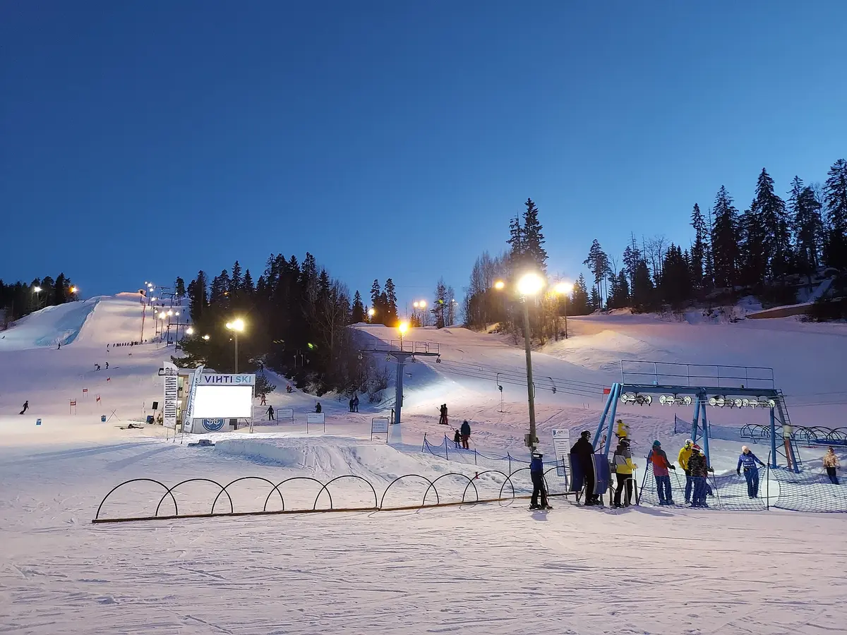 Vihti Ski Center, March 2022 – Aufnahme in der Umgebung von Vihti Ski Center
