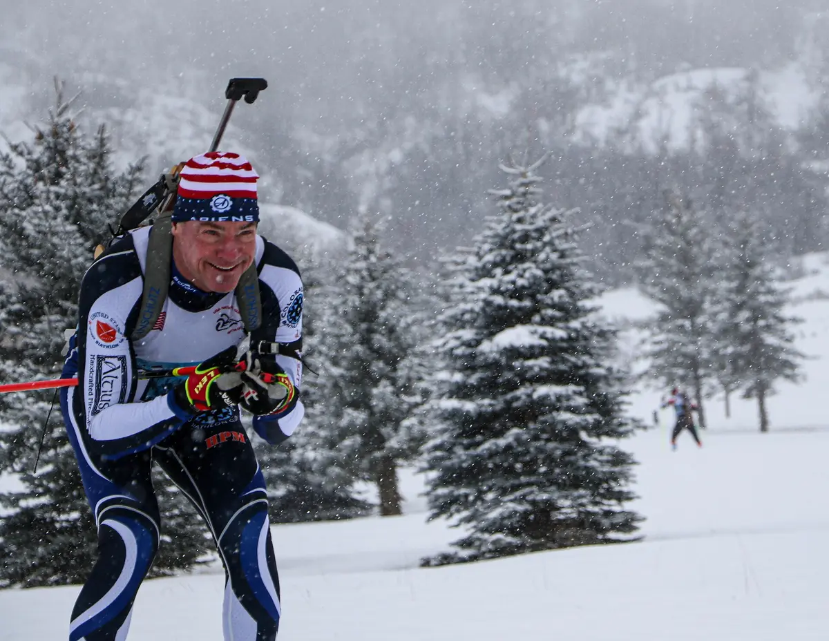 50th anniversary Chief of the National Guard Bureau Biathlon Championships at Soldier Hollow Nordic Center, Utah on February 18, 2024 - 5 – Aufnahme in der Umgebung von Soldier Hollow