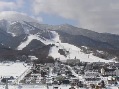 Skigebiet 富良野スキー場 in Hokkaidō