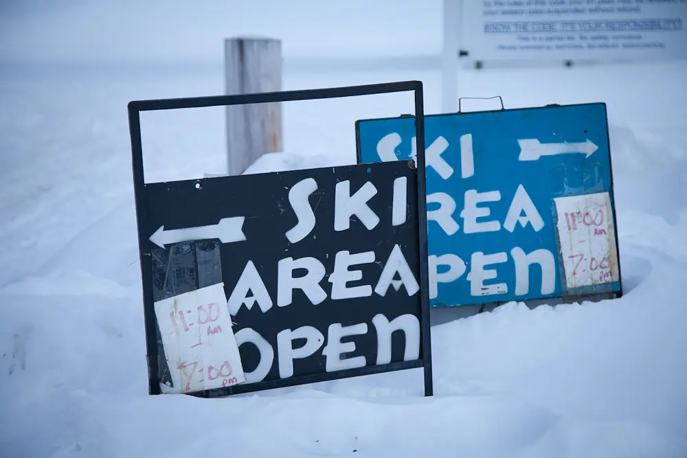ski area open – Aufnahme in der Umgebung von Abenaki Ski Area