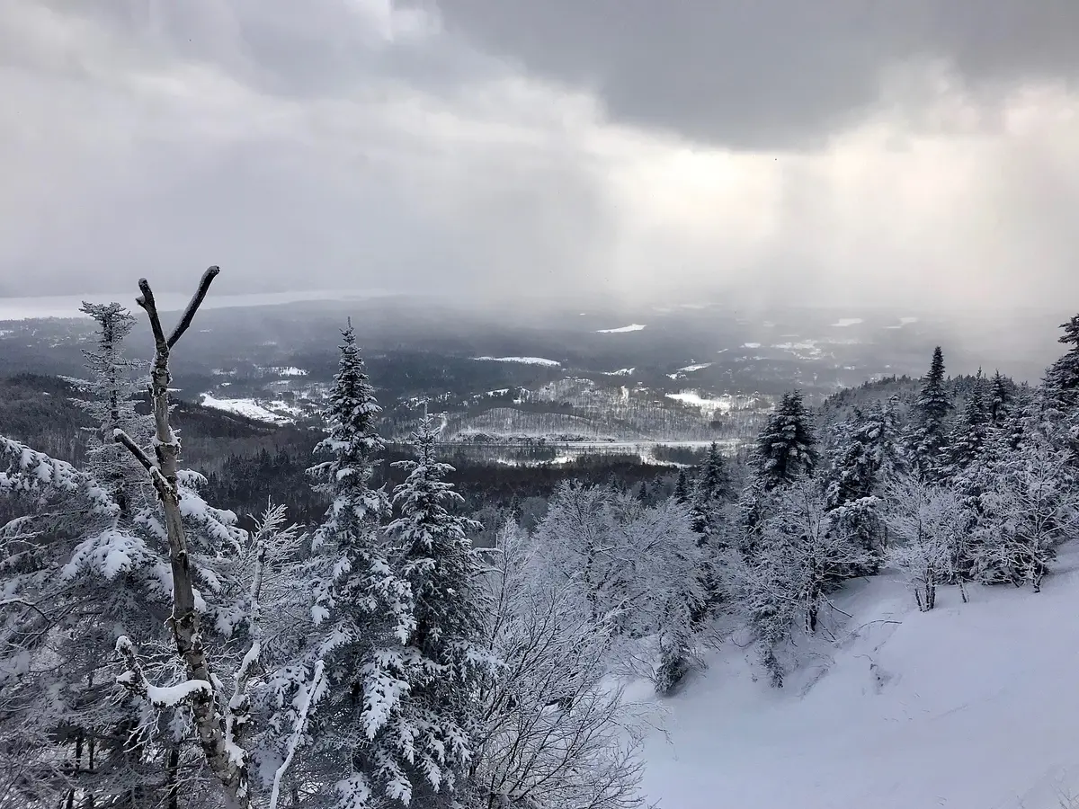 View from Mont Orford in Winter – Aufnahme in der Umgebung von Mont Orford