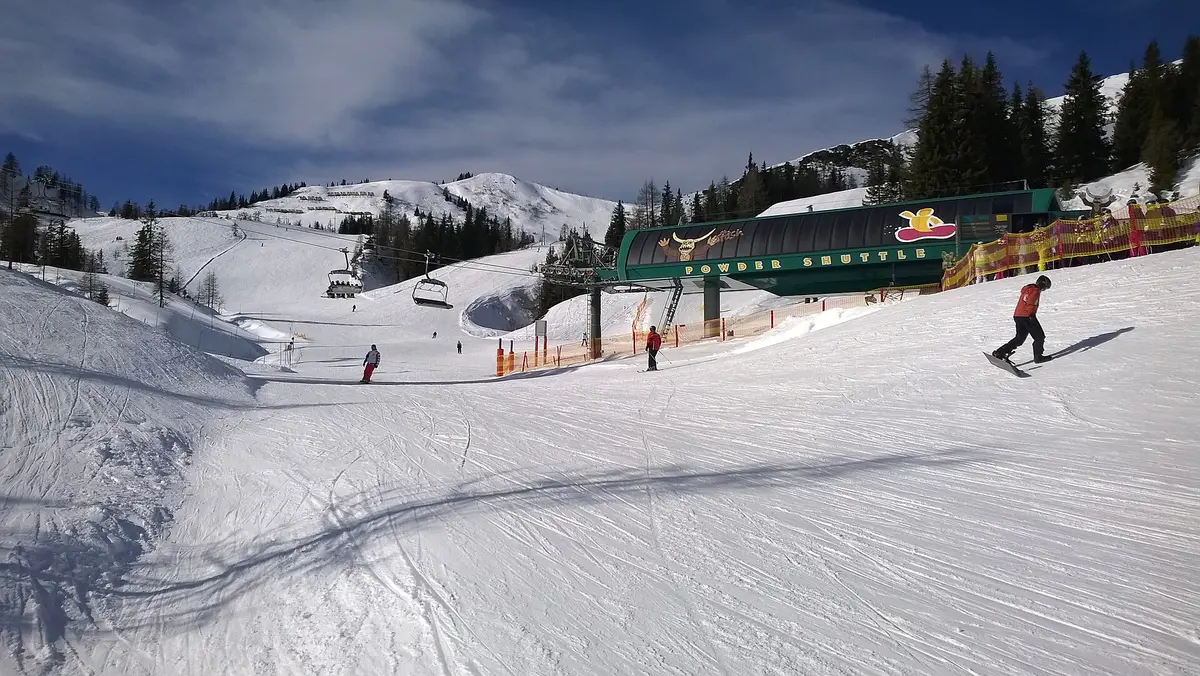 Powder Shuttle valley station Flachau 2014-02 – Aufnahme in der Umgebung von Shuttleberg Flachauwinkl-Kleinarl