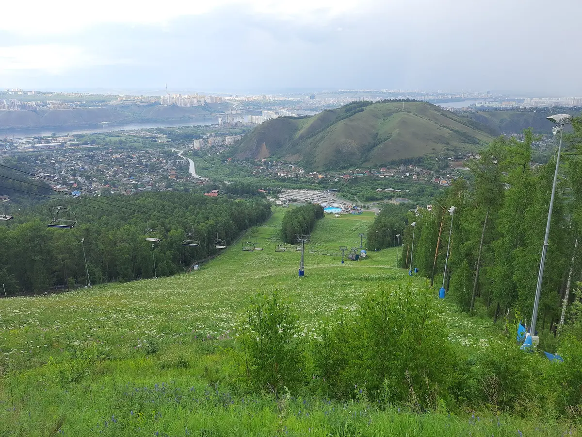 Bobrovy Log Fun Park from above – Aufnahme in der Umgebung von Ski Fun Park