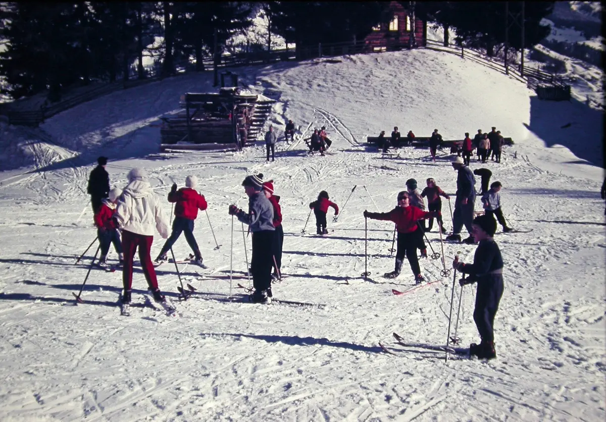 Tschiertschen Skischule 57 Februar – Aufnahme in der Umgebung von Tschiertschen
