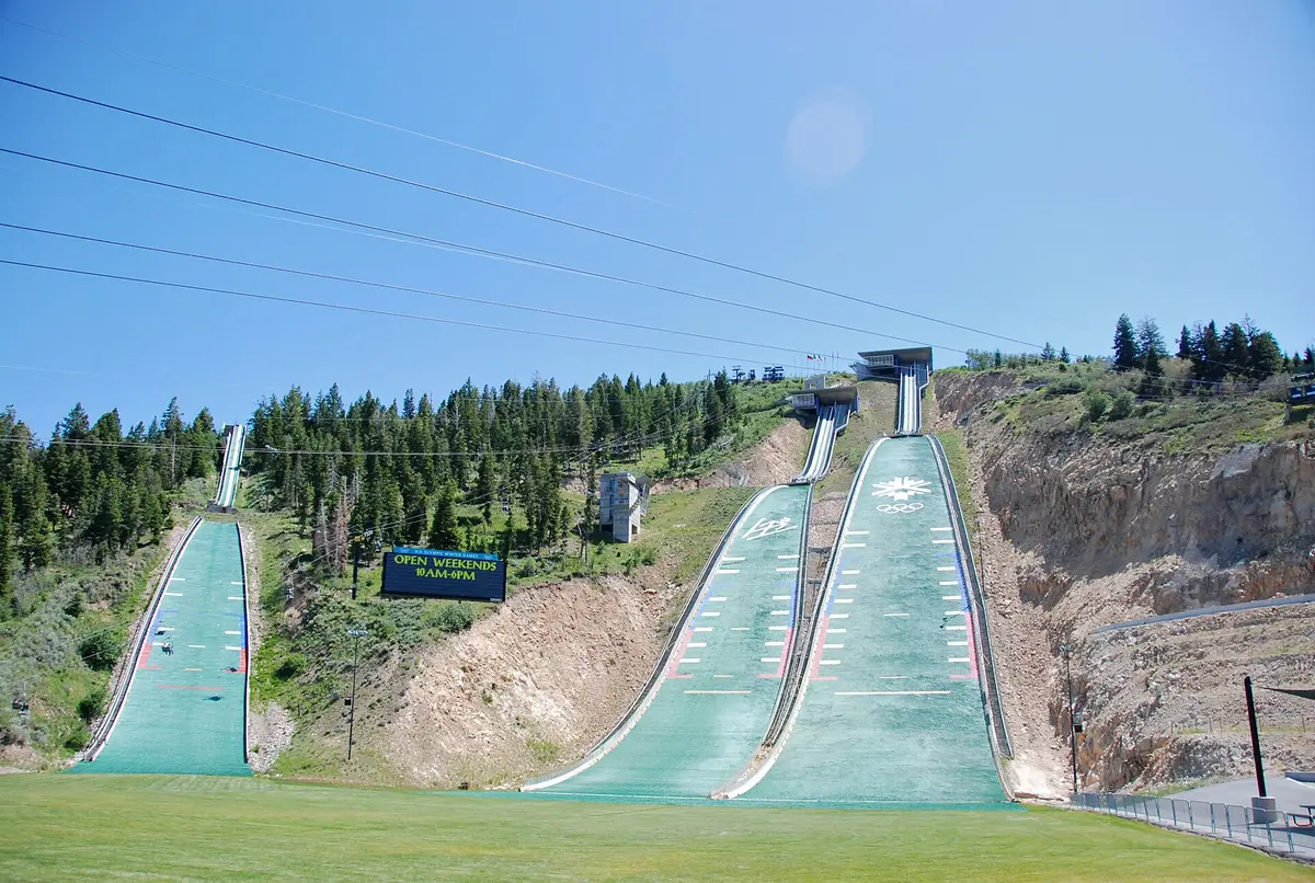 Utah olympic park skijump park city – Aufnahme in der Umgebung von Utah Olympic Park