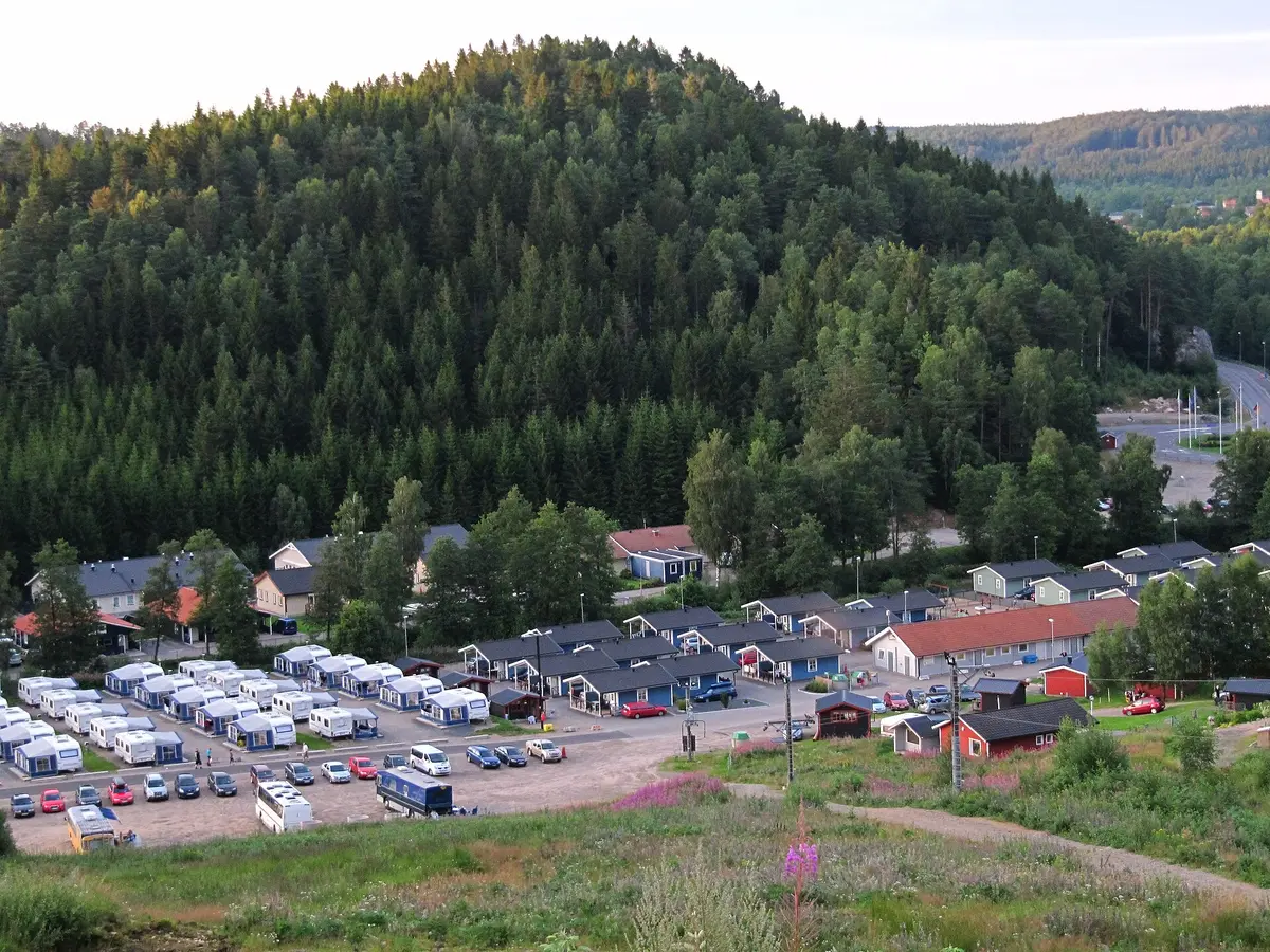 Ullared camping 2011, taget från skidbacken - panoramio – Aufnahme in der Umgebung von Trollhöjden