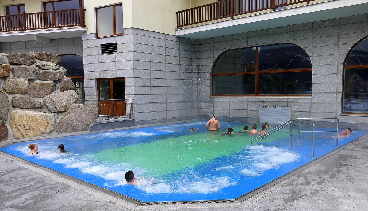 Karpacz - kąpiel zimowa - panoramio – Aufnahme in der Umgebung von Żółwik
