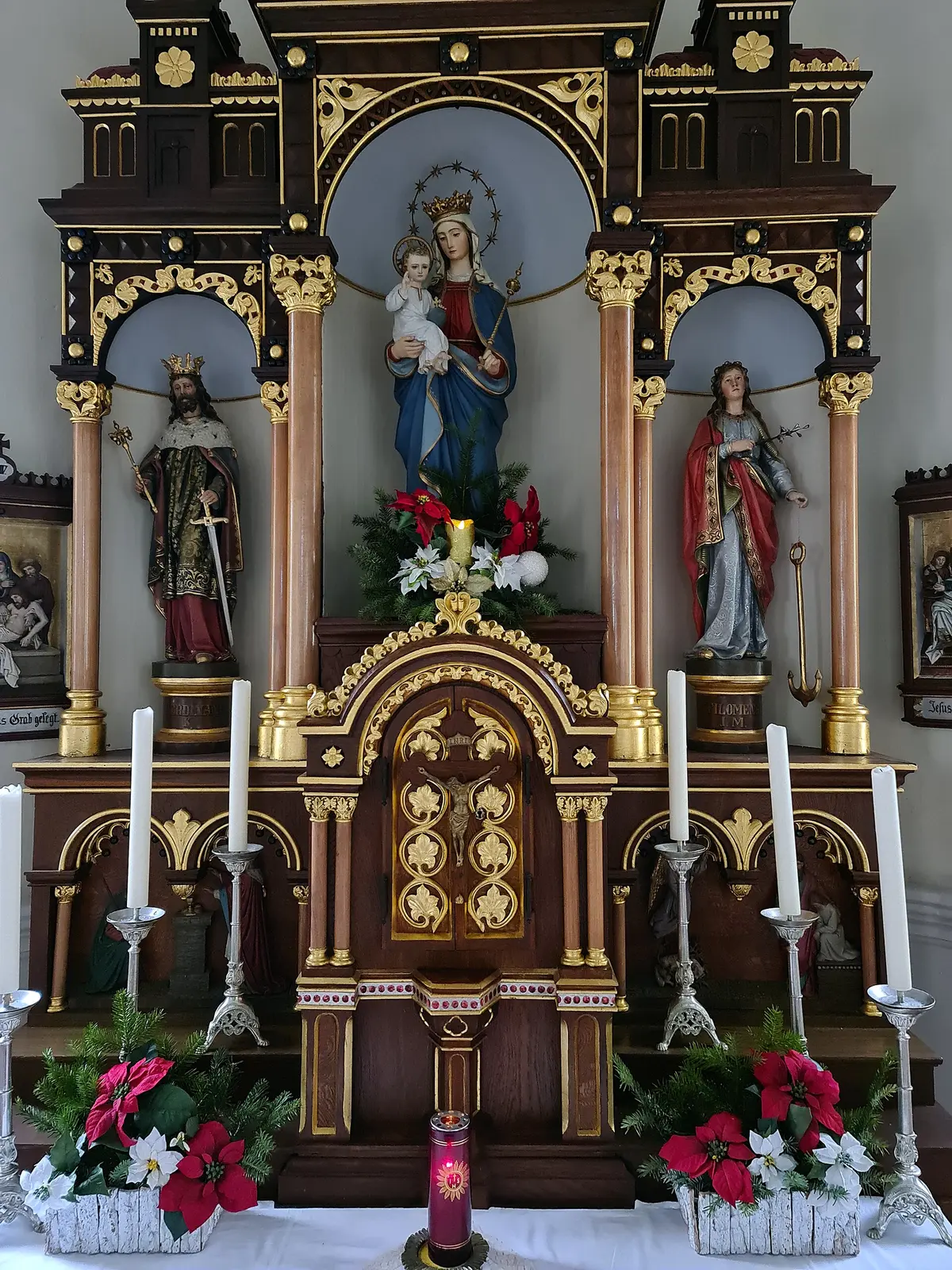 Filialkirche Mariahilf, Höfen Altar 2 – Aufnahme in der Umgebung von Schollenwiesenlift Höfen